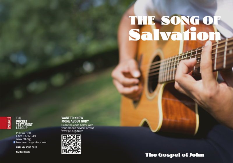 The Song of Salvation Gospel front and back cover spread.